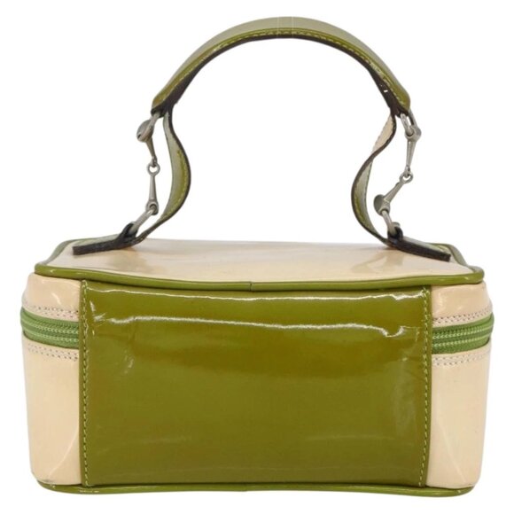 Authentic GUCCI Vanity Hand Pouch Patent Leather bst276-121625 - Picture 3 of 16